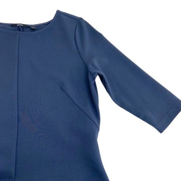 Betabrand Ready Set Go Navy Blue Dress. - Picture 3 of 7